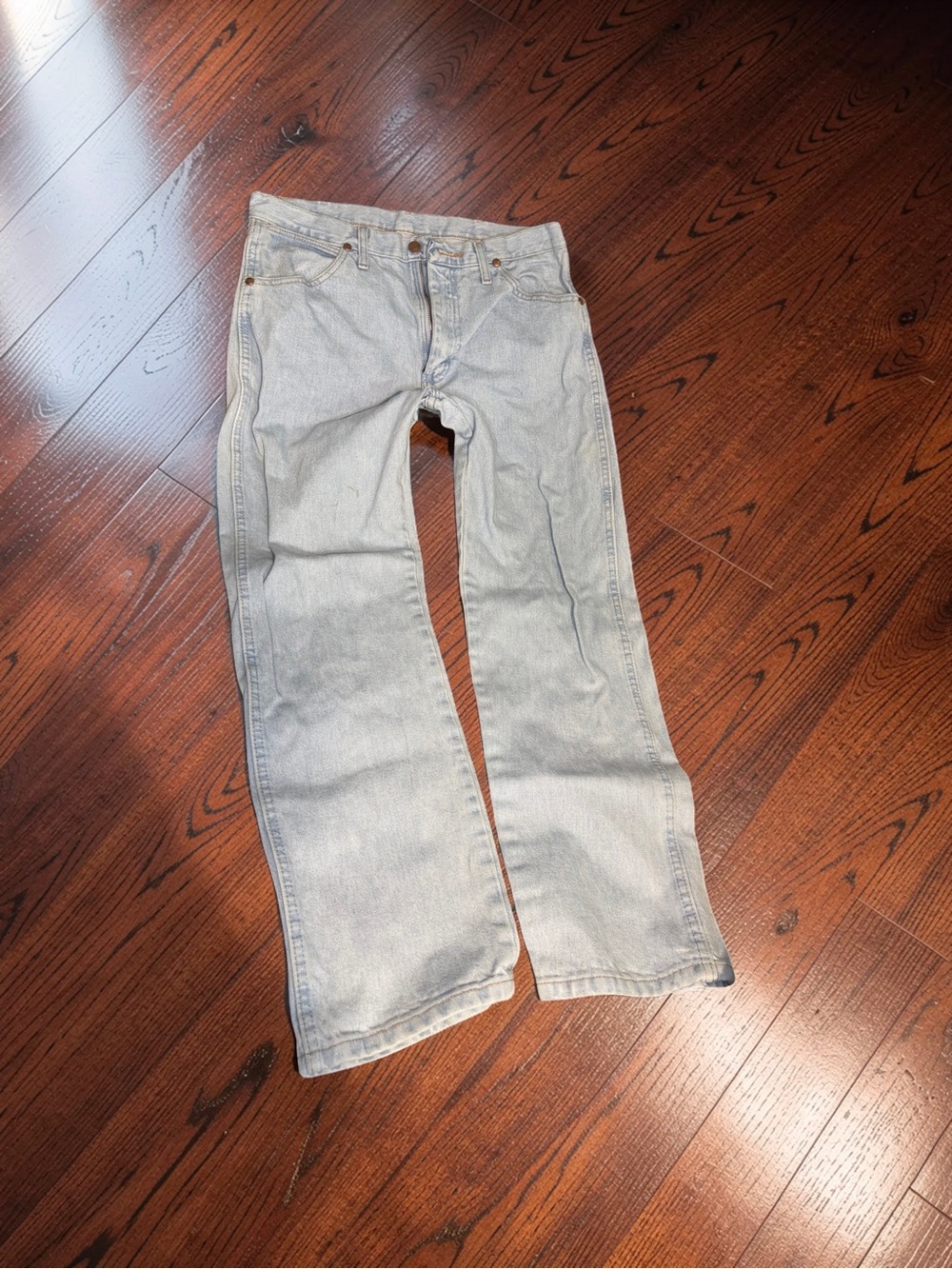 Wrangler Light Blue Men's Bootcut Jeans